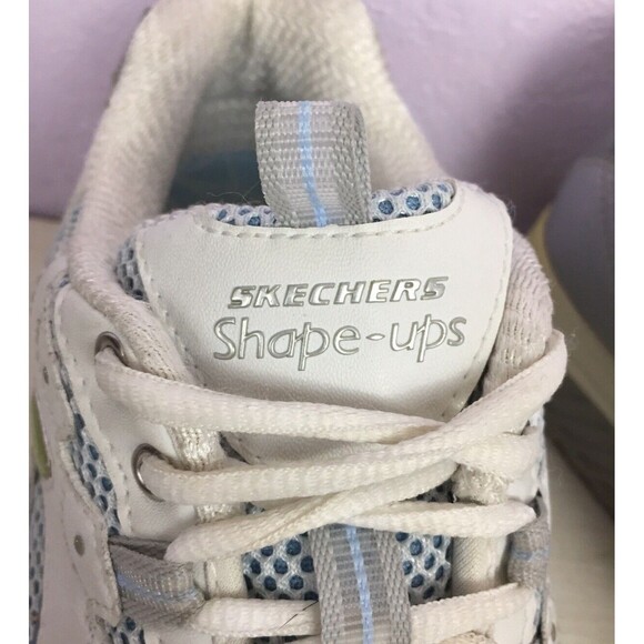 SKECHERS Shape Ups 11803 WSLB Womens White Athletic Walking Toning Shoe Size 8 - Picture 2 of 11